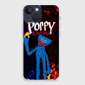 Чехол для iPhone 13 mini с принтом Poppy Playtime Huggy Wuggy в Рязани,  |  | Тематика изображения на принте: horror | huggy | huggy wuggy | monster | poppy playtime | монстр | поппи плейтайм | поппи плэйтайм | хагги | хагги вугги | хоррор игра