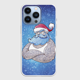 Чехол для iPhone 13 Pro с принтом BAD SANTA | ПЛОХОЙ САНТА в Рязани,  |  | 2022 | bad | christmas | cold | hipster | klaus | merry | new | santa | snow | winter | year | год | дед | зима | клаус | мороз | новый | рождество | санта | снег | хипстер | холод