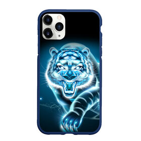 Чехол для iPhone 11 Pro Max матовый с принтом НЕНОНОВЫЙ ТИГР 2022 | NEON TIGER NEW YEAR в Рязани, Силикон |  | Тематика изображения на принте: 2022 | beast | merry christmas | new year | red bow | santa hat | snow | tiger | winter | winter is coming | year of the tiger | год тигра | дед мороз | животные | звери | зверь | зима | зима 2022 | зима близко | новог | новогодни