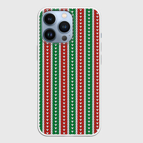 Чехол для iPhone 13 Pro с принтом Knitted Pattern в Рязани,  |  | Тематика изображения на принте: christmas | knitted pattern | new year | pattern | texture | вязаный узор | новый год | паттерн | рождество | текстура | узор