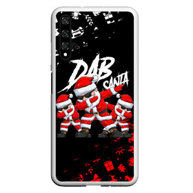 Чехол для Honor 20 с принтом DAB SANTA   ДАБ САНТА КЛАУС 2022 в Рязани, Силикон | Область печати: задняя сторона чехла, без боковых панелей | 2022 | beast | merry christmas | new year | red bow | santa hat | snow | tiger | winter | winter is coming | year of the tiger | год тигра | дед мороз | животные | звери | зверь | зима | зима 2022 | зима близко | новог | новогодни