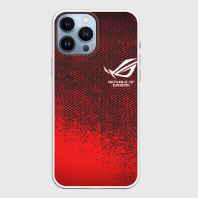 Чехол для iPhone 13 Pro Max с принтом REPUBLIC OF GAMERS | ASUS ROG в Рязани,  |  | asus | cyber | cybersport | game | gamers | gaming | of | republic | rog | sport | асус | игры | кибер | киберспорт | республика | спорт