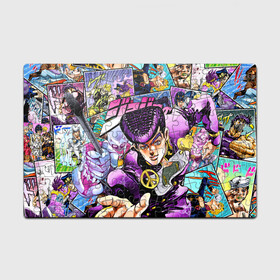 Головоломка Пазл магнитный 126 элементов с принтом JoJos Bizarre Adventure: Josuke в Рязани, полимерный материал с магнитным слоем | 126 деталей, размер изделия —  180*270 мм | anime | crazy diamond | jojo | jojo bizarre adventure | jojos bizarre adventure | josuke higashikata | аниме | джоджо | джоске | джосуке | манга