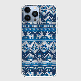 Чехол для iPhone 13 Pro Max с принтом Christmas Pattern в Рязани,  |  | background | christmas | deer | holiday | house | knitted pattern | new year | pattern | snow | snowflakes | snowman | texture | winter | вязаный узор | домик | зима | новый год | олени | праздник | рождество | снег | снеговик | снежинки | текстура | узор