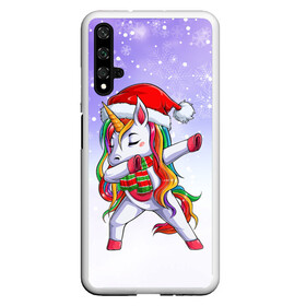 Чехол для Honor 20 с принтом Xmas Unicorn Dabbing   Рождественский Единорог Даб в Рязани, Силикон | Область печати: задняя сторона чехла, без боковых панелей | christmas | dabbing | santa | unicorn | даббинг | дед мороз | единорог | зима | новый год | радуга | радужный | рождество | санта | снег | снежинка | юникорн