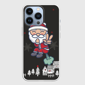 Чехол для iPhone 13 Pro с принтом Плохой Санта 2022 Bad Santa в Рязани,  |  | Тематика изображения на принте: 2022 | год тигра | новый год | новый год 2022 | символ года | тигр | тигренок | тигрица | тигры