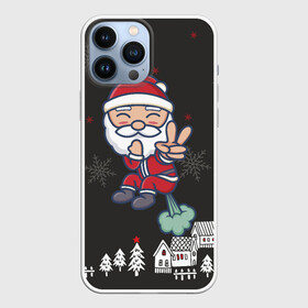 Чехол для iPhone 13 Pro Max с принтом Плохой Санта 2022 Bad Santa в Рязани,  |  | Тематика изображения на принте: 2022 | год тигра | новый год | новый год 2022 | символ года | тигр | тигренок | тигрица | тигры