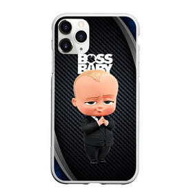 Чехол для iPhone 11 Pro матовый с принтом BOSS black blue в Рязани, Силикон |  | baby | boss | boss baby | босс | босс молокосос | маленький босс | малыш | мальчик | молокосос | ребенок