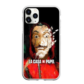 Чехол для iPhone 11 Pro Max матовый с принтом БУМАЖНЫЙ ДОМ РИСУНОК - LA CASA DE PAPEL BELLA CIAO в Рязани, Силикон |  | Тематика изображения на принте: bella ciao | la casa de papel | бумажный дом | ла каса де | ла каса де папель | ла каса де пепел | лакаса | сериал | фильм