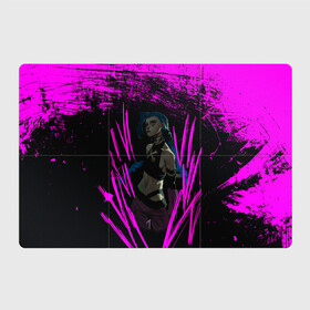 Магнитный плакат 3Х2 с принтом Pink Jinx в Рязани, Полимерный материал с магнитным слоем | 6 деталей размером 9*9 см | arcane | jinx | league of legends | lol | moba | аркейн | джинкс | жинкс | лига легенд | лол | моба