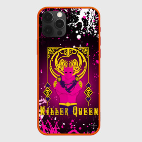 Чехол для iPhone 12 Pro с принтом JOJO KILLER QUEEN КОРОЛЕВА УБИЙЦА в Рязани, силикон | область печати: задняя сторона чехла, без боковых панелей | Тематика изображения на принте: adventure | jojo | jojos bizarre | jojos bizarre adventure | killer queen | yare yare daze | аниме | джоджо | манга | яре яре дазе