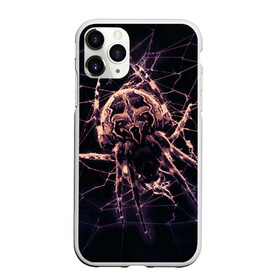 Чехол для iPhone 11 Pro матовый с принтом Паук (neon) в Рязани, Силикон |  | black | insect | neon | spider | tarantula | web | насекомое | неоновый | паук | паутина | тарантул | черный