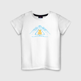 Детская футболка хлопок с принтом Культ The edge в Рязани, 100% хлопок | круглый вырез горловины, полуприлегающий силуэт, длина до линии бедер | знак | культ | надпись | руки | треугольник