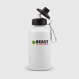 Бутылка спортивная с принтом Mr Beast Philanthropy в Рязани, металл | емкость — 500 мл, в комплекте две пластиковые крышки и карабин для крепления | arts | mr beast | youtube | арт | арты | блогеры | мистер бист | ютуб | ютуберы