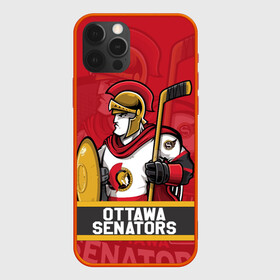 Чехол для iPhone 12 Pro с принтом Оттава Сенаторз, Ottawa Senators в Рязани, силикон | область печати: задняя сторона чехла, без боковых панелей | Тематика изображения на принте: hockey | nhl | ottawa | ottawa senators | senators | usa | нхл | оттава | оттава сенаторз | сенаторз | спорт | сша | хоккей | шайба