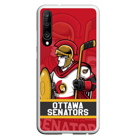 Чехол для Honor P30 с принтом Оттава Сенаторз Ottawa Senators в Рязани, Силикон | Область печати: задняя сторона чехла, без боковых панелей | Тематика изображения на принте: hockey | nhl | ottawa | ottawa senators | senators | usa | нхл | оттава | оттава сенаторз | сенаторз | спорт | сша | хоккей | шайба