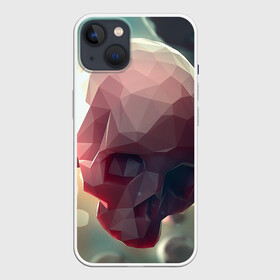 Чехол для iPhone 13 с принтом Геометрические Черепа в Рязани,  |  | геометрический череп | геометрия | рисунок | череп | черепа