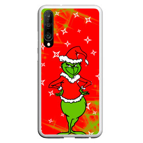 Чехол для Honor P30 с принтом Новогодний Grinch на танцполе. в Рязани, Силикон | Область печати: задняя сторона чехла, без боковых панелей | 2022 | grinch | happy new year | merry christmas | год тигра | гринч | зима близко | нг | новогодний | новый год | новый год 2022 | рождество | снег | снежинки