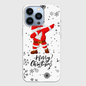 Чехол для iPhone 13 Pro с принтом Santa Dabbing идет снег. в Рязани,  |  | 2022 | dabbing | happy new year | merry christmas | santa dabbing | год тигра | зима близко | нг | новогодний | новогодний тигр | новый год | новый год 2022 | рождество | символ 2022 года | снег | снежинки