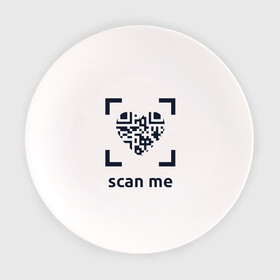 Тарелка с принтом Scan Me - Heart в Рязани, фарфор | диаметр - 210 мм
диаметр для нанесения принта - 120 мм | coronavirus | covid | covid19 | qr code | qr код | sputnik | вакцина | вакцинация | вирус | здоровье | изоляция | иммунитет | карантин | ковид | код | корона | коронавирус | маркировка | маска | пандемия | паспорт | прививка