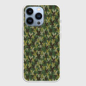 Чехол для iPhone 13 Pro с принтом Комары (камуфляж) в Рязани,  |  | camouflage | disguise | hunting camouflage | khaki | maskhalat | military | military camouflage | вампиры | комары | кровопийцы | кровососы | кровь | насекомые | охотник | рыбак | слепни