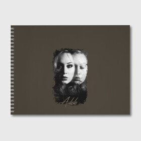 Альбом для рисования с принтом Mirage Adele в Рязани, 100% бумага
 | матовая бумага, плотность 200 мг. | взгляд | имя | лицо | мираж | надпись