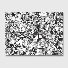 Альбом для рисования с принтом Нейромульт в Рязани, 100% бумага
 | матовая бумага, плотность 200 мг. | абстракция | мульт | мультфильм | пестрый | черно белый