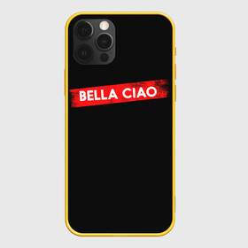 Чехол для iPhone 12 Pro с принтом BELLA CIAO (БУМАЖНЫЙ ДОМ) в Рязани, силикон | область печати: задняя сторона чехла, без боковых панелей | Тематика изображения на принте: bella | bells | casa | ciao | de | el | jingle | la | moscow | netflix | papel | professor | resistencia | tokio | viva | бумажный | дом | профессор