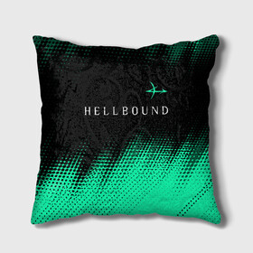 Подушка 3D с принтом HELLBOUND   ARROWHEADS   Полутона в Рязани, наволочка – 100% полиэстер, наполнитель – холлофайбер (легкий наполнитель, не вызывает аллергию). | состоит из подушки и наволочки. Наволочка на молнии, легко снимается для стирки | arrowheads | bound | hell | hellbound | netflix | series | ада | зов | корейский | культура | монстры | полутона | поп | сериал | сериалы