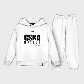 Детский костюм хлопок Oversize с принтом CSKA since 1911 в Рязани,  |  | cska | pfc | pfc cska | армейцы | камуфляж | кони | конь | красно синие | мы армейцы | мы цска | пфк | фк | фк цска | футбол | футбольный клуб | цска | цска москва | цска фк | черный камуфляж