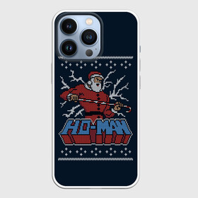 Чехол для iPhone 13 Pro с принтом HO MAN | SANTA в Рязани,  |  | 2022 | bad | christmas | cold | ha | hipster | ho | klaus | man | merry | new | santa | snow | winter | year | вязаный | год | дед | зима | клаус | мороз | новый | рождество | санта | снег | ха | хипстер | хо | холод