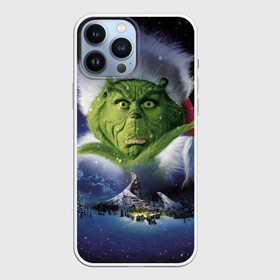 Чехол для iPhone 13 Pro Max с принтом Гринч   The Grinch в Рязани,  |  | Тематика изображения на принте: grinch | гринч | дед мороз | джим керри | елка | кино | новый год | рождество | санта | снег | снежинка