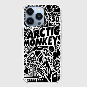 Чехол для iPhone 13 Pro с принтом Arctic monkeys Pattern в Рязани,  |  | Тематика изображения на принте: alternative | arctic monkeys | metall | music | rock | альтернатива | арктик монкейс | арктические обезьяны | металл | музыка | рок