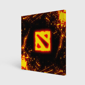 Холст квадратный с принтом DOTA 2 FIRE LOGO ДОТА 2 ОГНЕННЫЙ ЛОГО в Рязани, 100% ПВХ |  | bristleback | dota | dota 2 | dota2 | heroes | invoker | lina | og team | pudge | shadow | shadow fiend | team liquid | team spirit | the international | windranger | бристелбек | бристл | брызги | брызги красок | дота | дота 2 | дота2 | краски | пудж | т