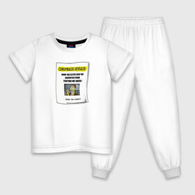 Детская пижама хлопок с принтом Рэнд Ридли в Рязани, 100% хлопок |  брюки и футболка прямого кроя, без карманов, на брюках мягкая резинка на поясе и по низу штанин
 | листовка | отех | президент | псих