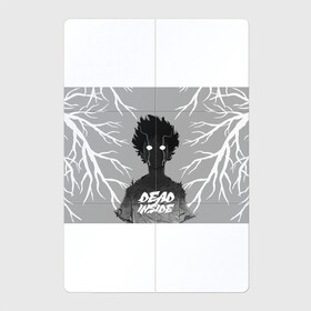 Магнитный плакат 2Х3 с принтом DEAD INSIDE (Mob psycho) в Рязани, Полимерный материал с магнитным слоем | 6 деталей размером 9*9 см | Тематика изображения на принте: dead inside | mob psycho | аниме | ветки | персонаж | рисунок