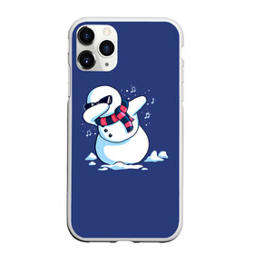 Чехол для iPhone 11 Pro матовый с принтом Dab Snowman in a scarf в Рязани, Силикон |  | 2022 | 22 | christmas | dab | dub | new | notes | scarf | snow | snowman | snowy | woman | year | баба | год | даб | новый | ноты | очки | рождество | снег | снеговик | снежная | шарф