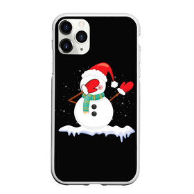 Чехол для iPhone 11 Pro Max матовый с принтом Cartoon Dab Snowman в Рязани, Силикон |  | 2022 | 22 | cartoon | christmas | dab | dub | mult | new | notes | scarf | snow | snowman | snowy | woman | year | баба | год | даб | мультяшный | новый | очки | рождество | снег | снеговик | снежная | шарф