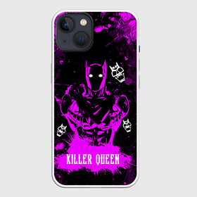 Чехол для iPhone 13 с принтом JOJO   KILLER QUEEN   КОРОЛЕВА УБИЙЦА   АРТ в Рязани,  |  | adventure | jojo | jojos bizarre | jojos bizarre adventure | killer queen | pattern | yare yare daze | аниме | брызги | джоджо | манга | розовый | узор | яре яре дазе