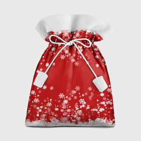 Подарочный 3D мешок с принтом Вечный снегопад в Рязани, 100% полиэстер | Размер: 29*39 см | 2021 | 2022 | happy new year | happy new year 2022 | новый год | новый год 2022 | праздник | снежинки