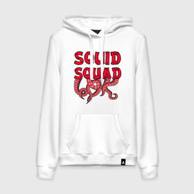 Женская толстовка с принтом Squid Squad в Рязани, френч-терри, мягкий теплый начес внутри (100% хлопок) | карман-кенгуру, эластичные манжеты и нижняя кромка, капюшон с подкладом и шнурком | 001 | 067 | 101 | 199 | 212 | 456 | game | korea | mask | netflix | ojingeo geim | squid game | деньги | игра | игра в кальмара | кальмар | кино | кореец | корея | криминал | кровь | маска | нетфликс | сериал | триллер