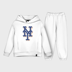 Детский костюм хлопок Oversize с принтом New York Mets   baseball team в Рязани,  |  | baseball | new york mets | team | usa | бейсбол | нью йорк | сша