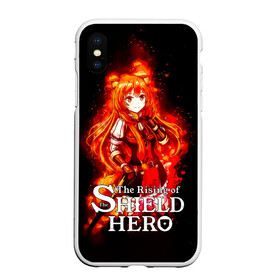 Чехол для iPhone XS Max матовый с принтом Рафталия в огне - The Rising of the Shield Hero в Рязани, Силикон | Область печати: задняя сторона чехла, без боковых панелей | anime | light novel | manga | rafutaria | the rising of the shield hero | аниме | восхождение героя щита | енотовидная собака | императрица кутенро | клановый герой | клановый герой катаны | манга | повелительница | рабыня