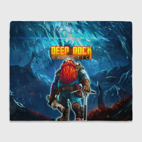 Плед 3D с принтом Deep Rock Galactic / Scout в Рязани, 100% полиэстер | закругленные углы, все края обработаны. Ткань не мнется и не растягивается | Тематика изображения на принте: collier | deep rock galactic | drg | dwarf | gnome | miner | pitman | scout | гном | дип рок галактик | добыча минералов | космические шахтеры | разведчик | шахтеры