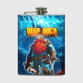 Фляга с принтом Deep Rock Galactic Scout в Рязани, металлический корпус | емкость 0,22 л, размер 125 х 94 мм. Виниловая наклейка запечатывается полностью | collier | deep rock galactic | drg | dwarf | gnome | miner | pitman | scout | гном | дип рок галактик | добыча минералов | космические шахтеры | разведчик | шахтеры