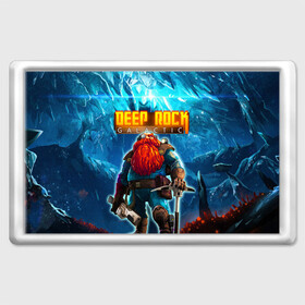 Магнит 45*70 с принтом Deep Rock Galactic / Scout в Рязани, Пластик | Размер: 78*52 мм; Размер печати: 70*45 | Тематика изображения на принте: collier | deep rock galactic | drg | dwarf | gnome | miner | pitman | scout | гном | дип рок галактик | добыча минералов | космические шахтеры | разведчик | шахтеры