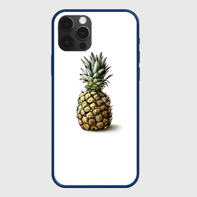 Чехол для iPhone 12 Pro Max с принтом Pineapple watercolor в Рязани, Силикон |  | Тематика изображения на принте: pineapple | ананас | графика | еда | рисунок | фрукт