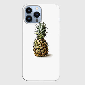 Чехол для iPhone 13 Pro Max с принтом Pineapple watercolor в Рязани,  |  | Тематика изображения на принте: pineapple | ананас | графика | еда | рисунок | фрукт