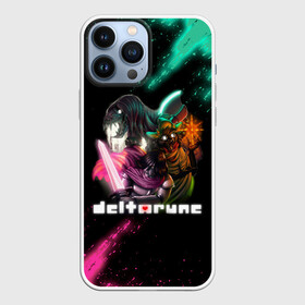 Чехол для iPhone 13 Pro Max с принтом Deltarune персонажи в Рязани,  |  | deltarune | deltarune 2 | game | undertale символ | дельта | дельтарун | дельтарун 2 | знак руин андертейл | значок дельтарун пиксель | игра | руна