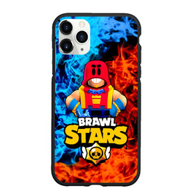 Чехол для iPhone 11 Pro Max матовый с принтом ГРОМ БРАВЛ СТАРС GROM BRAWL STARS ОГОНЬ в Рязани, Силикон |  | brawl | brawl stars | brawler | grom | stars | боец | бравл старс | бравлер | брол старс | гром | мобильная игра | новый | хроматик | хроматические | хроматический боец | эпич